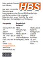 Mobile Screenshot of hbs-brandschutz.eu